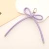 Fashionable Grunge PU Leather Bowknot Keychain Vintage Styles Bag Pendant Accessory for Korean Fashion Enthusiasts
