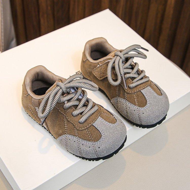 Children's spring shoes board shoes 2025 new girls non-slip sports shoes boys Forrest Gump shoes German training shoes tide