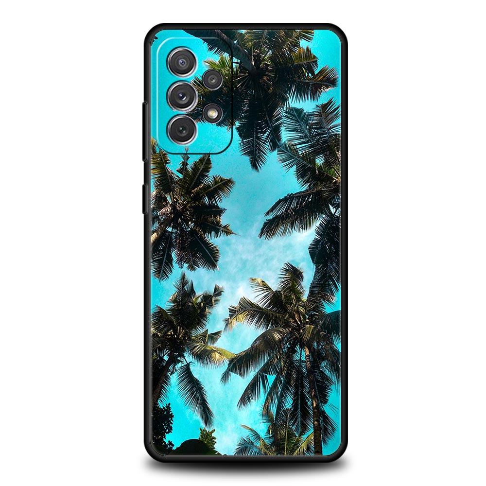 

Летняя пляжная сцена на закате Чехол для Samsung A51 A71 A21S A12 A11 A15 A25 A31 A41 A23 A33 A53 A73 A05S A13 5G A35 A55 Обложка Samsung A23