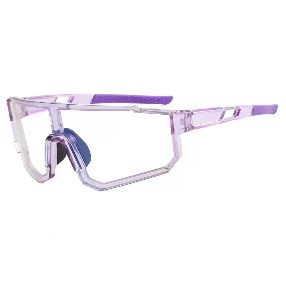 New sports glasses, bicycle outdoor color-changing riding glasses, men's and women's running windproof sunglasses