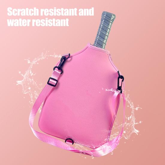 Pickleball Racket Bag for Women Crossbody Tennis Bag Waterproof Pickleball Paddle Sling Bag for Pickleball Accessories