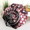 1 PC Automatic Folding Umbrella - AFC Ajax Custom Name Pattern, Portable & Foldable Design with 8 Ribs, Christmas Birthday Gifts
