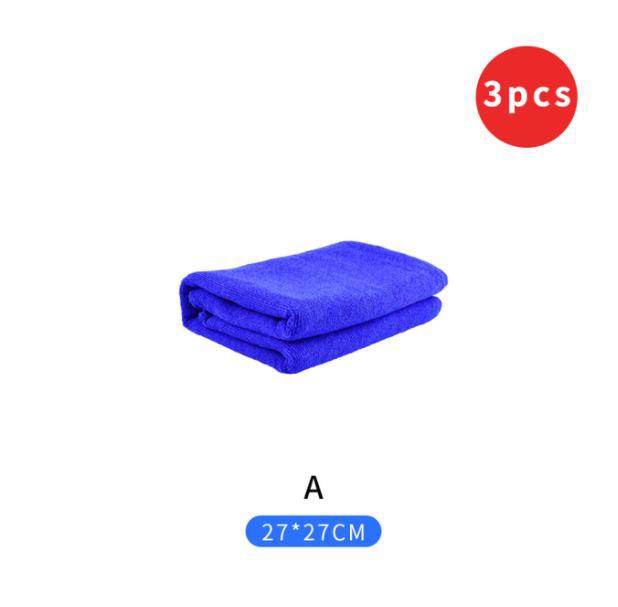 

5 шт. Полотенце из микрофибры для уборки Автомобильный уход Синяя мягкая ткань Салфетка для мытья Полотенце для дома Уборка автомобиля Фибровое полотенце ABC