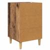 Nightstand Reclaimed Wood 40 x 40 x 66 cm Engineered Wood
