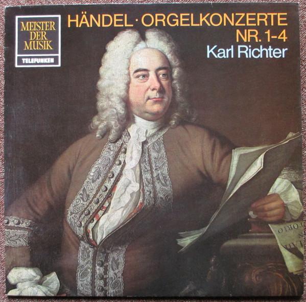 

LP Record GEORG FRIEDRICH HNDEL KARL RICHT Orgelkonzerte Nr. 14 641565 Telefunken Germany Classical Used