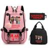 Trend Stranger Things Children'S Backpack Combination Three-Piece Male And Female Versatile Student School Bag