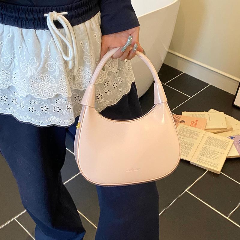 High-end Fashion Portable Shoulder Bag Women's 2025 Summer New Simple Messenger Dumpling Bag Underarm Small Square Bag