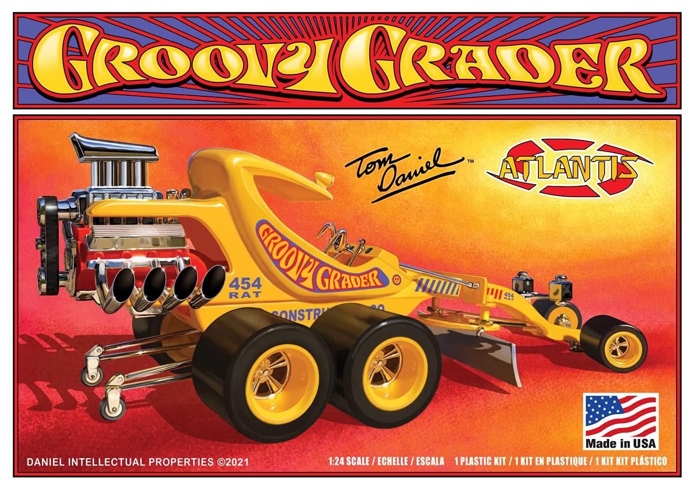 

Atlantis Models 1/24 Tom Daniel s Groovy Grader Plastic Model ATLAMCM5697