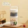 Portable Fruit Oatmeal Breakfast Cup With Spoon For Students And Office Use