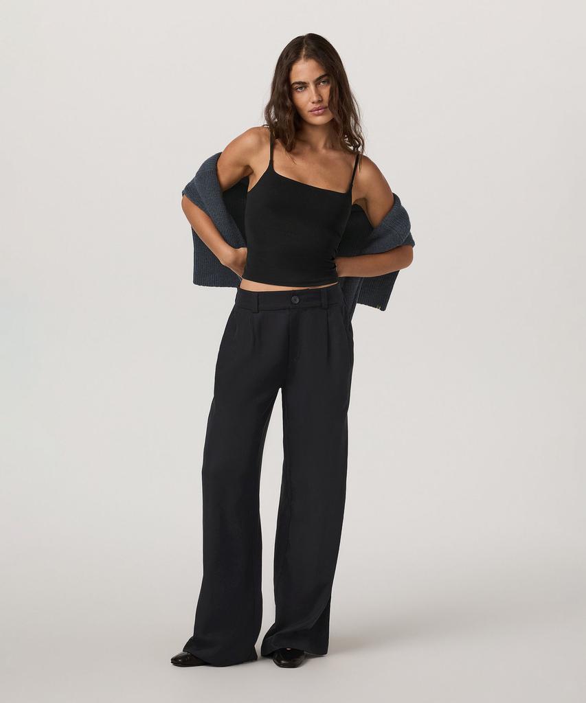 VUORI [Women'S] Tressles Twill Wide Leg _Black_Vr26130031
