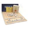 Wooden Shogi Board Set, Aromatic and Brightly Colored Japanese Cypress, Size 4 Folded Shogi Board and Quality Push Pieces