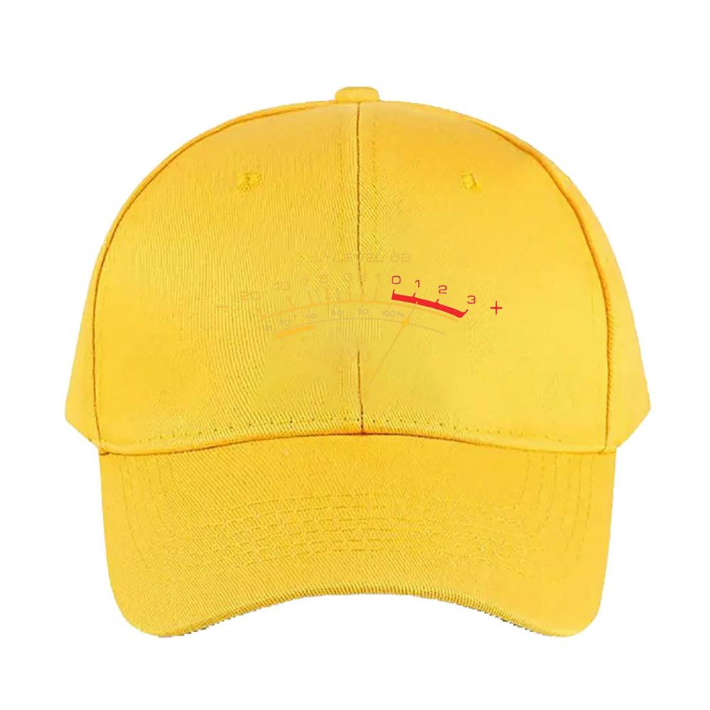 Retro Vu-Meter Für Audio-Techniker Und Toningenieure Kappe Sommer Frau Mann Erwachsener Hut Bedruckte Baseballkappen Trucker-Kappe