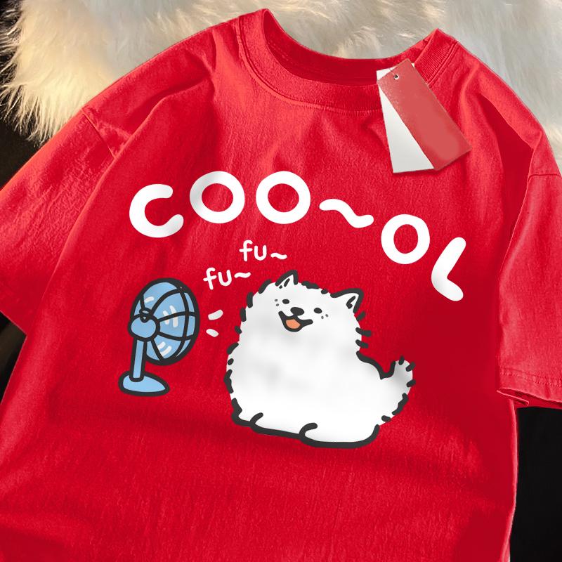 

Детская футболка для мальчиков 2-14 лет с мультяшным принтом и вентилятором, одежда для отдыха, футболка для отдыха, молодежная футболка, хлопок, забавная, с коротким рукавом 3T(100cm)