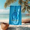 1 serviette de plage Marseille, Confortable et épaisse, et serviette de natation/bain/pique-nique/camping, Convient aux plages de bord de mer