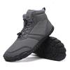 Men's Plush High-top Snow Boots Women Winter Warm Cotton Shoes Non-slip Outdoor Hiking Shoes