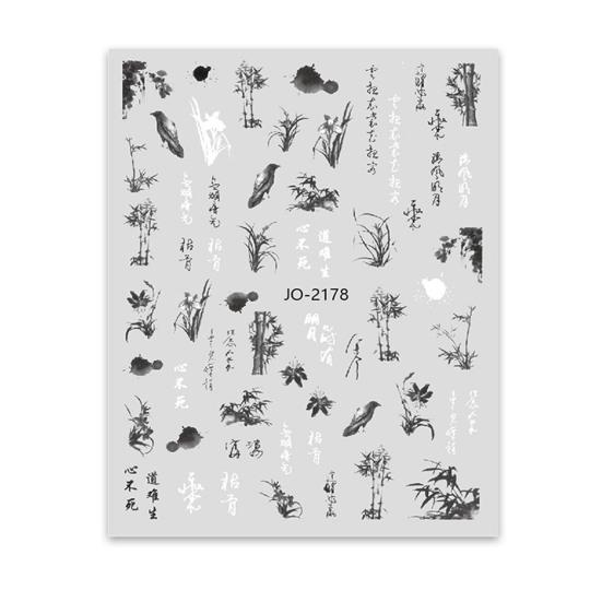 Nálepka na nehty Ultra Nevybledávající Odnímatelná Odolná proti pádu Vodotěsná Samolepicí Dekorace na nehty Tenké lepidlo na zadní straně Manikúrní nálepka