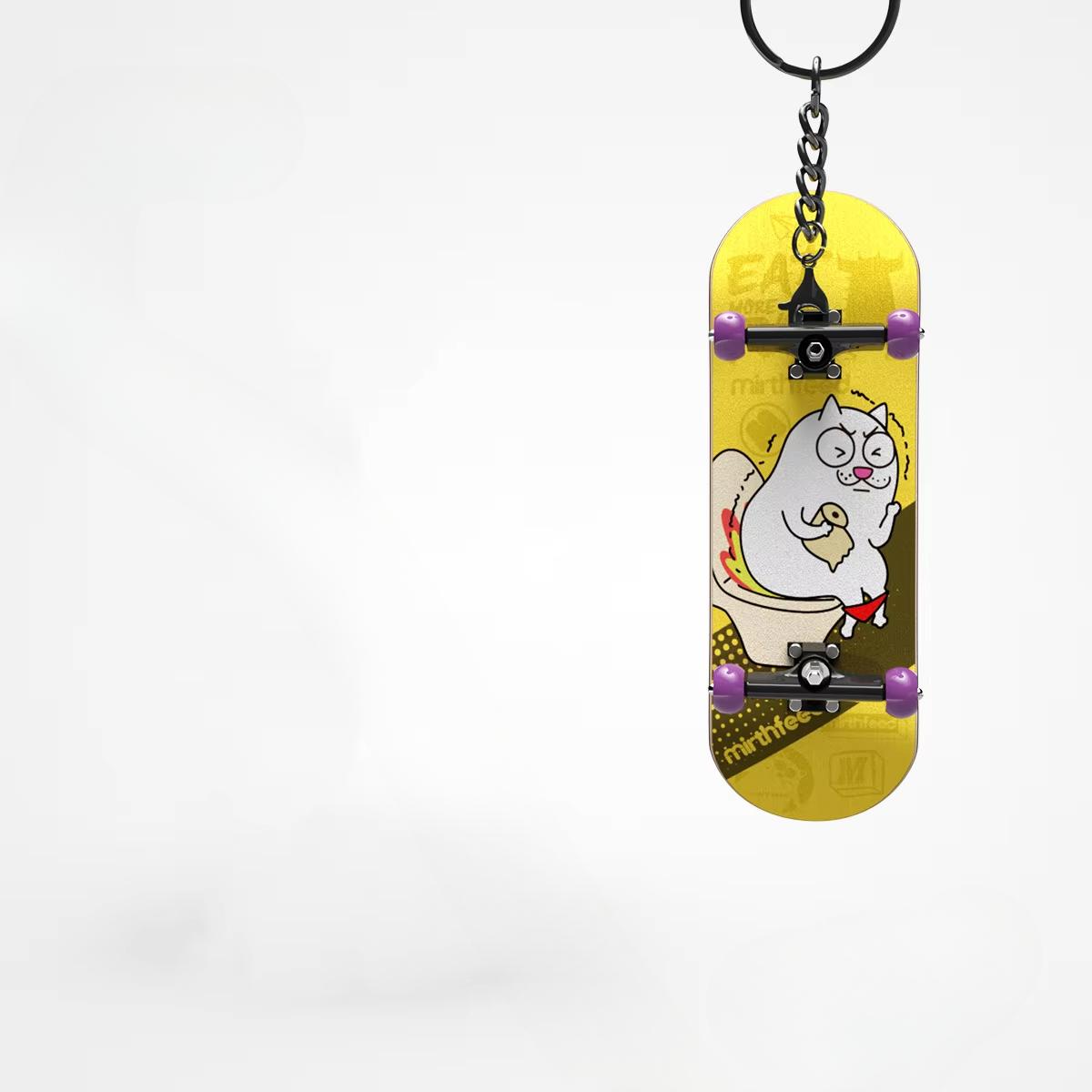 

Мини-брелок для скейтборда на палец с подшипником, профессиональный 5-слойный кленовый деревянный скейтборд, игрушки для снятия стресса, детские подарки