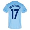 Manchester City FC Mens De Bruyne 17 Polyester T-Shirt