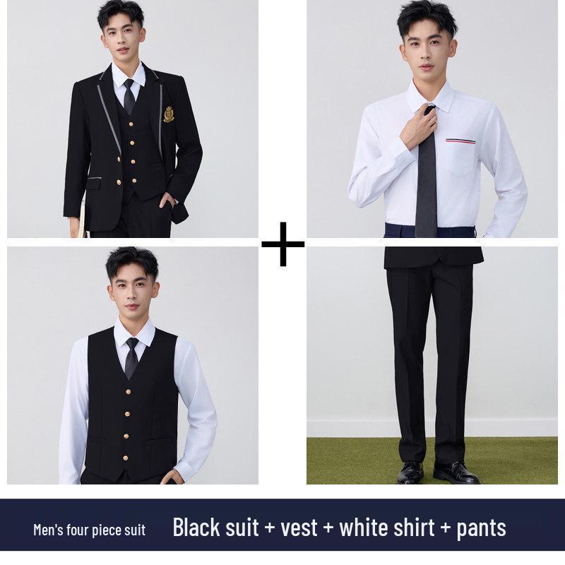 2026 Spring/Autumn College-Style Professional Suit Set for Men & Women - Student JK Uniform & Workwear