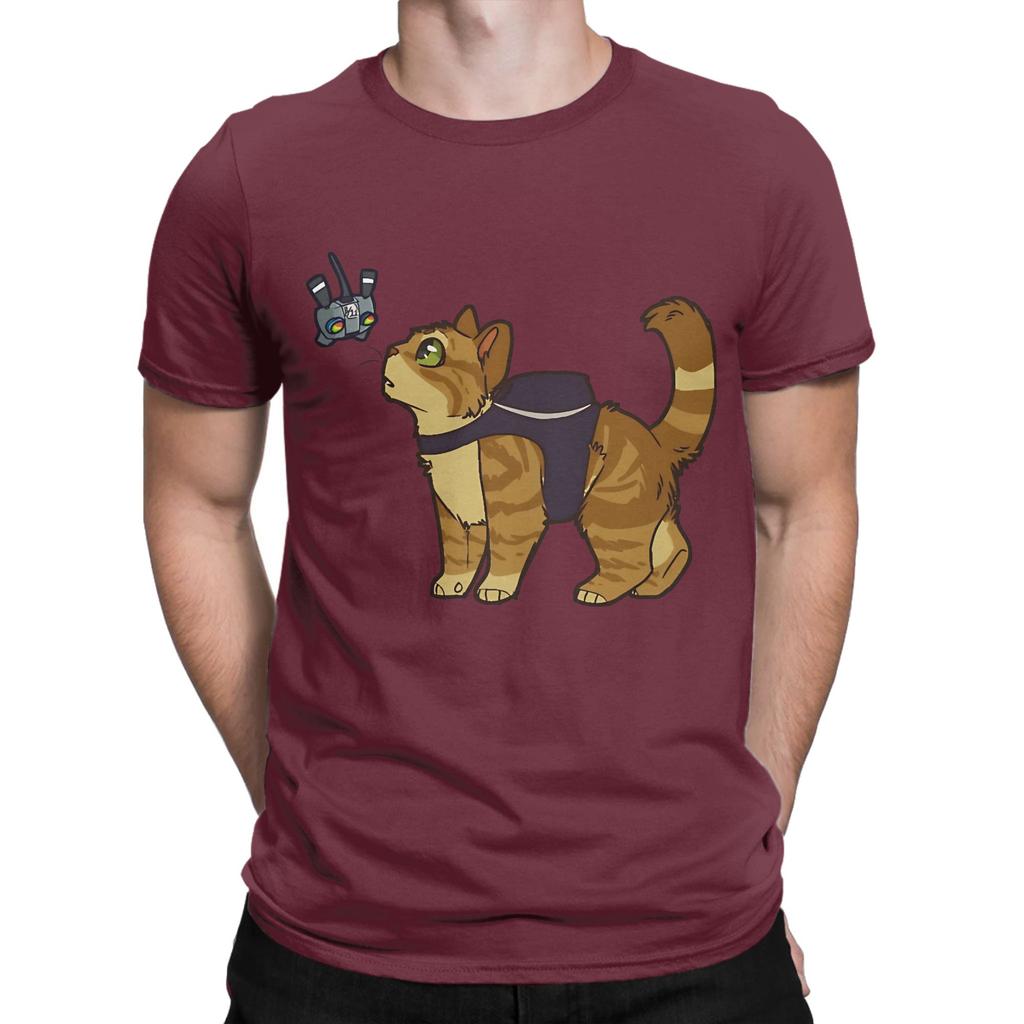 Stray Game Poster Funny Graphic 100 Cotton TShirt Stray Tees Tops For Unisex