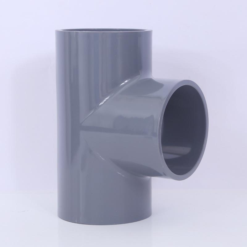 Formosa UPVC T-Shaped High-Temp Flame Resistant Tee Connector for Air and Water Supply
