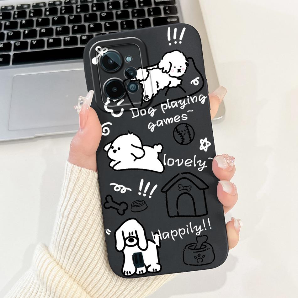 For Realme C31 Case RealmeC31 C 31 4G RMX3501 2022 Cute Cartoon Camera Protective Shockproof Soft Silicon Phone Cases