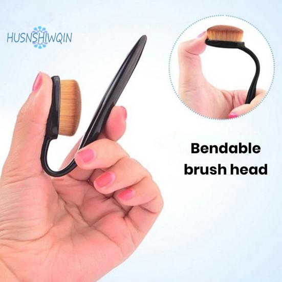 Soft Bristles Foundation Brush Achieve Makeup with Ease Portable Long Handle Makeup Brush Women Supply