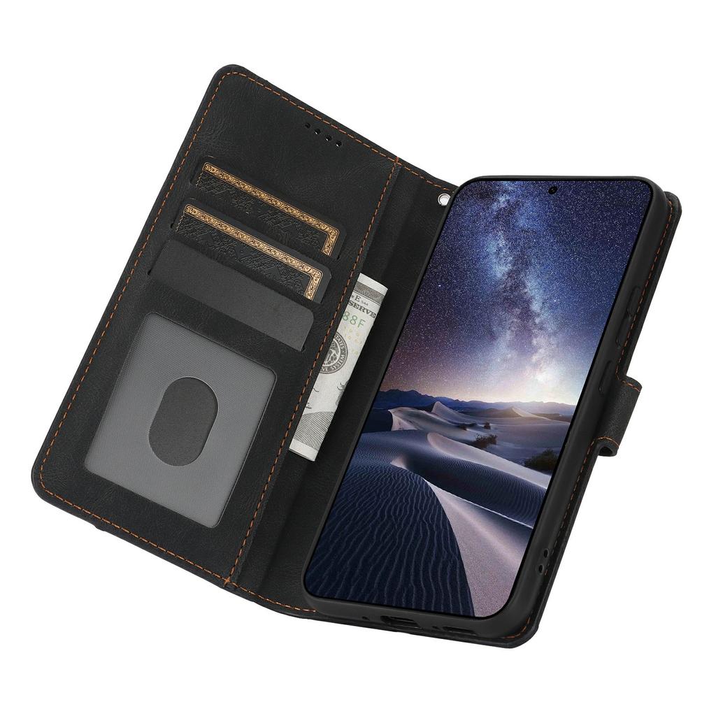 For iPhone 17 Pro Case PU Leather Phone Cover with Wallet Stand
