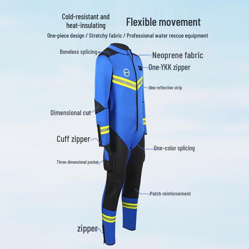 Professional Wet Rescue Suit One Size