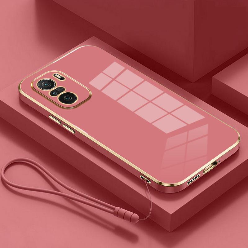 

Для Xiaomi Poco M5S Чохол Розкішний Квадратний Позолочений Redmi Note 10 10S Чохол для Телефона Ударостійкий Силіконова Задня Кришка Fundas For Redmi Note10S&Case & Strap