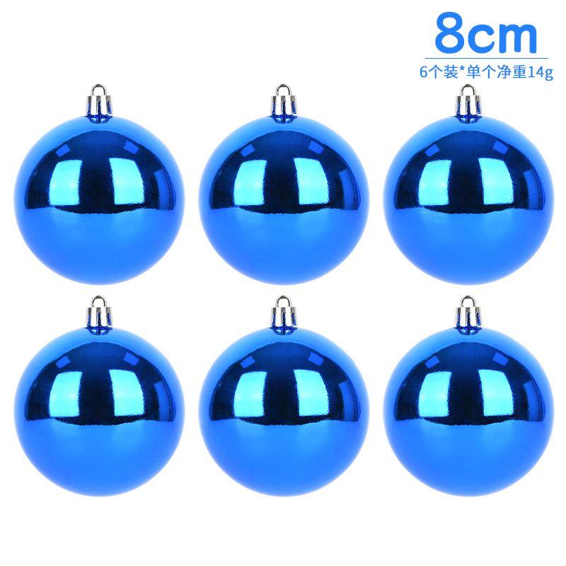 Christmas Tree Decoration Plastic Ball Pendant Art Shopping Mall Supermarket Showcase Christmas Holiday Hanging Ball Accessories