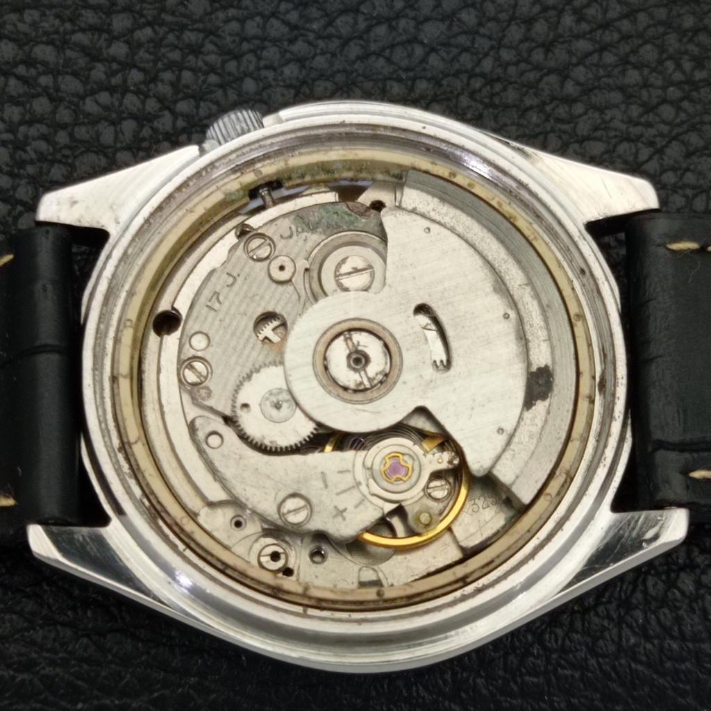 AUTOMATIC VINTAGE SEIKO 5 JAPAN 7005A MENS ARABIC WHITE DIAL WATCH A702440-5 R124-a702440