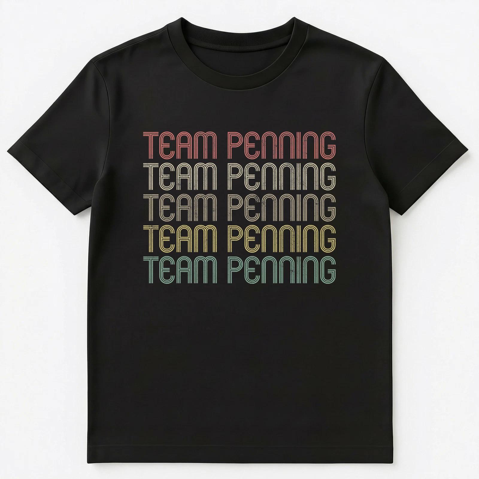 Retro Style Team Penning Unisex T-Shirt 2XL