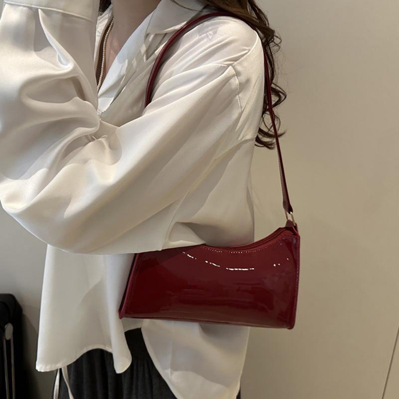 Yogodlns Fashion Large Capactiy Shoulder Bag Vintage Soft Leather Tote Bag Leisure Women's Armpit Hobo Bag Handbag