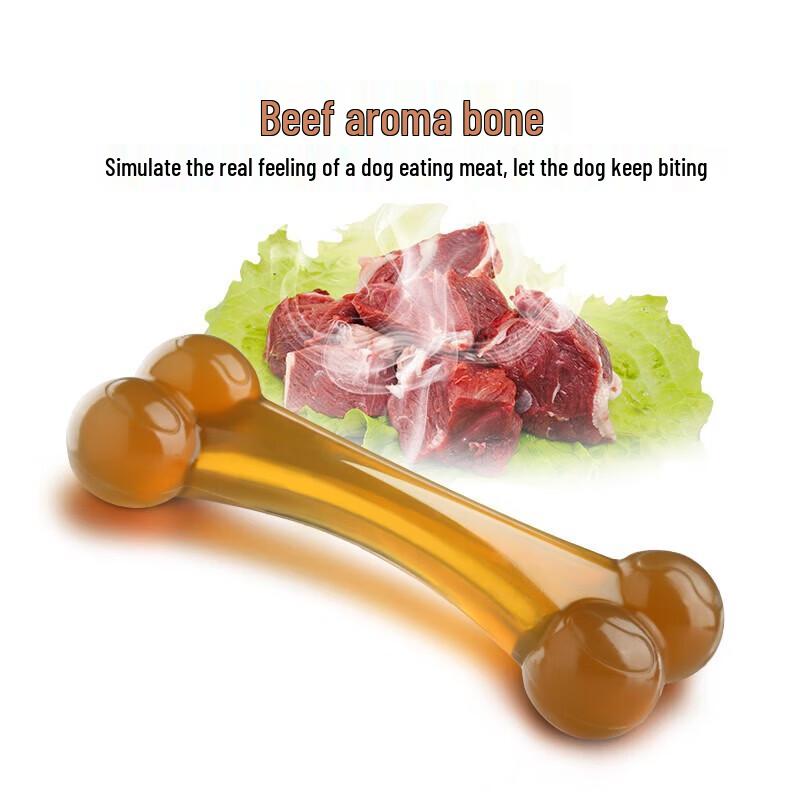 EETOYS Durable Arched Chew Bone Dog Toy