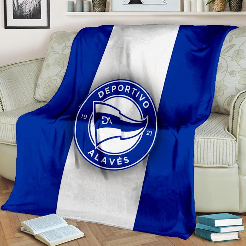 Deportivo FC Printed Throws Blanket Soft Flannel Blankets for Couch Bed Gifts for Men Women Picnic blanket Christmas gifts