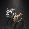 Creative Leaf Branch Shape Rings For Woman Open Adjustable Ring Finger Luxury Wedding Party GirlS Jewelry Anillos