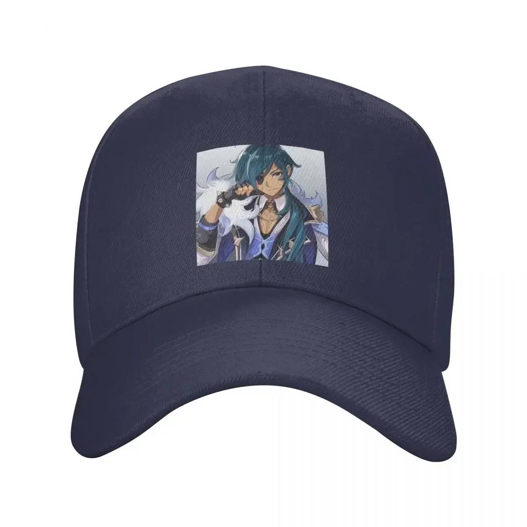 Fashion Kaeya Genshin Impact Baseball Cap Women Unisex Adjustable Anime Game Dad Hat Sports Snapback Hats