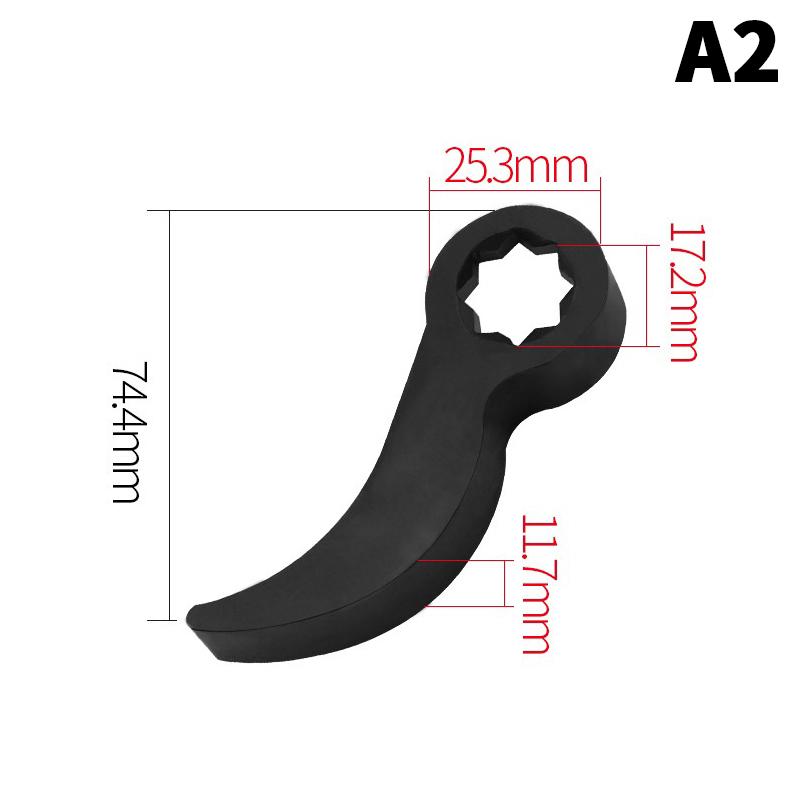 

Bull Horn Pry Bar Adapter Head Adjustable Angle Bar For 1/2 3/8 Ratchet Open-End Wrench Half Shaft Drive Shaft Disassembly Tool