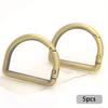 5pcs Spring D Ring Clips for Purse Metal Snap Hook Buckle for Shoulder Bag Wallet Keychain Dog Chain