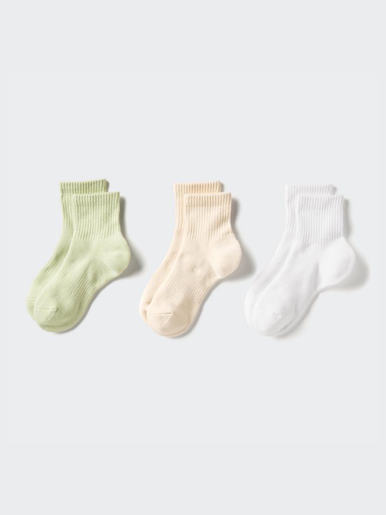 Uniqlo Japan Regular Socks  3 Pair Set  Rib Pile
