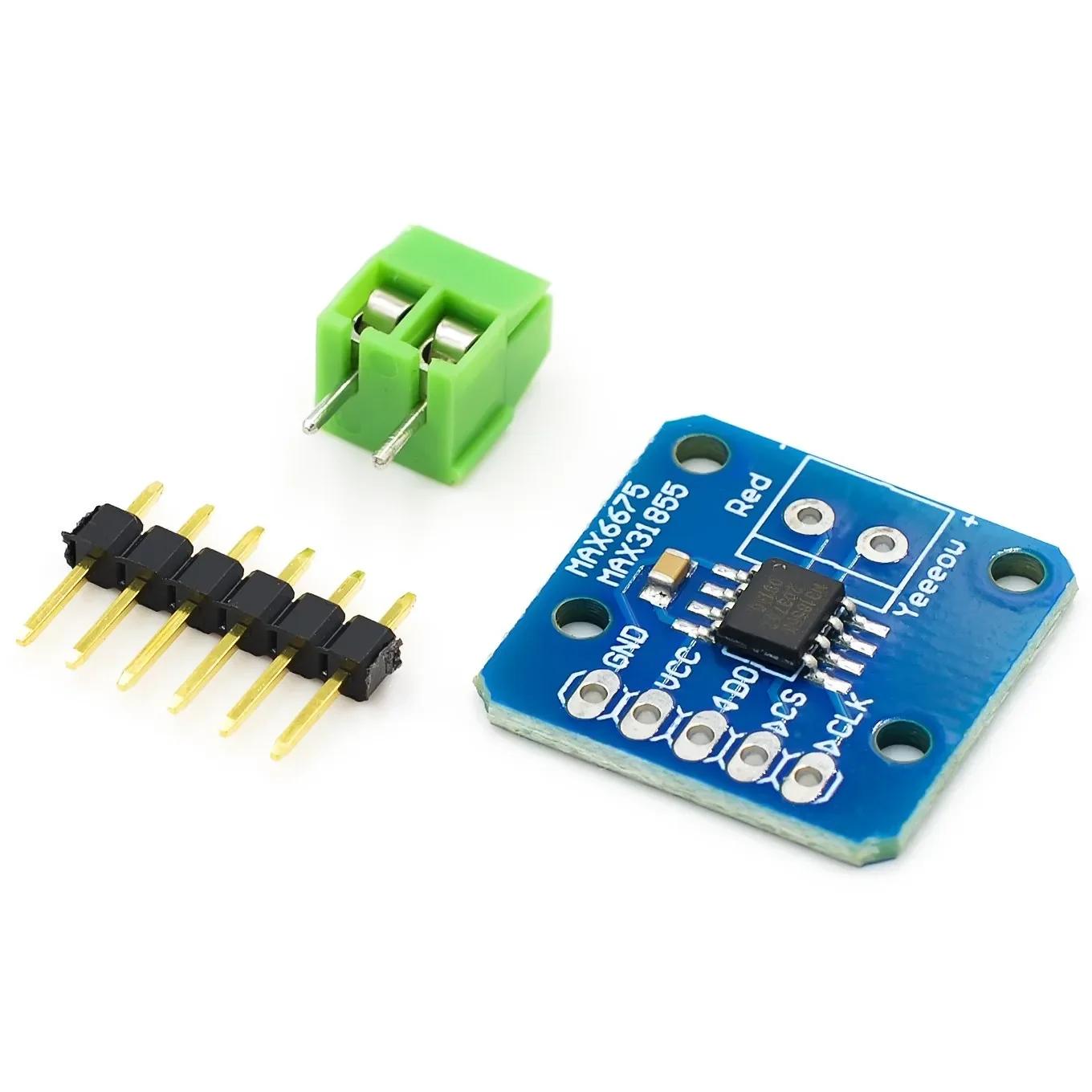 

MAX31855 MAX6675 SPI Type K Thermocouple Temperature Sensor Board Module For Arduino