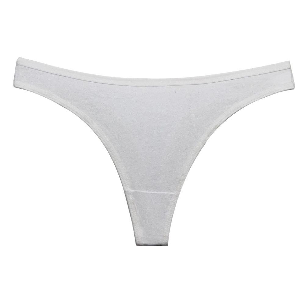 Damen 95% Baumwolle Atmungsaktive Low-Waist Yoga-Tangas
