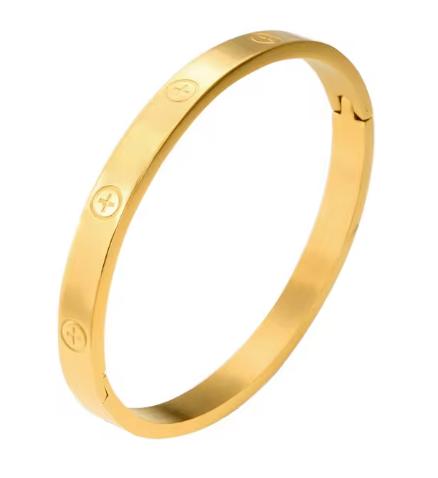 Stainless Steel With Zirconia Bracelet Simple Jewelry