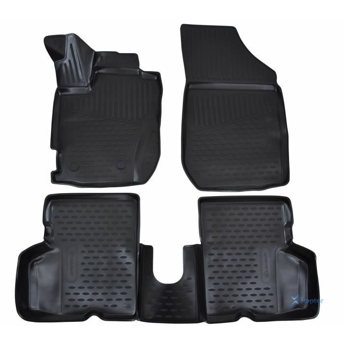 J&J AUTOMOTIVE | Exclusive 3D Rubber Floor Mats For Renault Captur 2013-2019