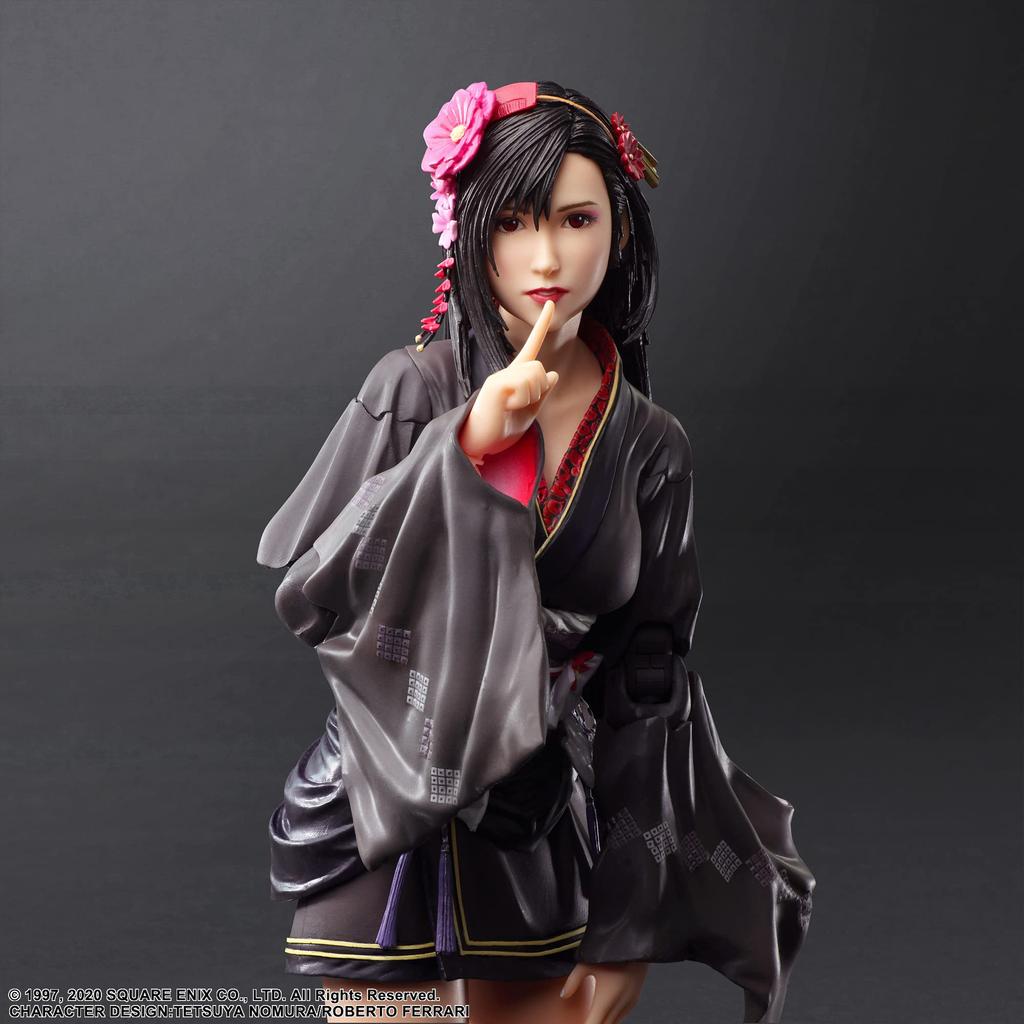 Final Fantasy VII Remake PLAY ARTS Kai Tifa Lockhart Exotic Dress Ver. PVC painted action figure