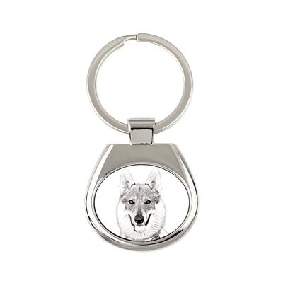 Czechoslovakian Wolfdog, Czechoslovak Vlcak - Keychain with a Dog, Keychain with a Print, Personalized Pendant from the Brand