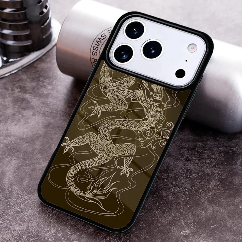 Chinesisches Drachen Handyhülle Für iPhone 17 16 15 14 13 12 11 Pro Max Plus 17Air Weiche Silikonhülle