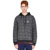Sweatshirts Men's Black Hooded Moderate Regular 89747-OY2