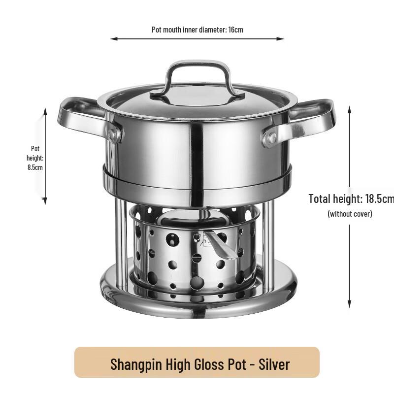 Stainless Steel Mini Hot Pot Small Hot Pot